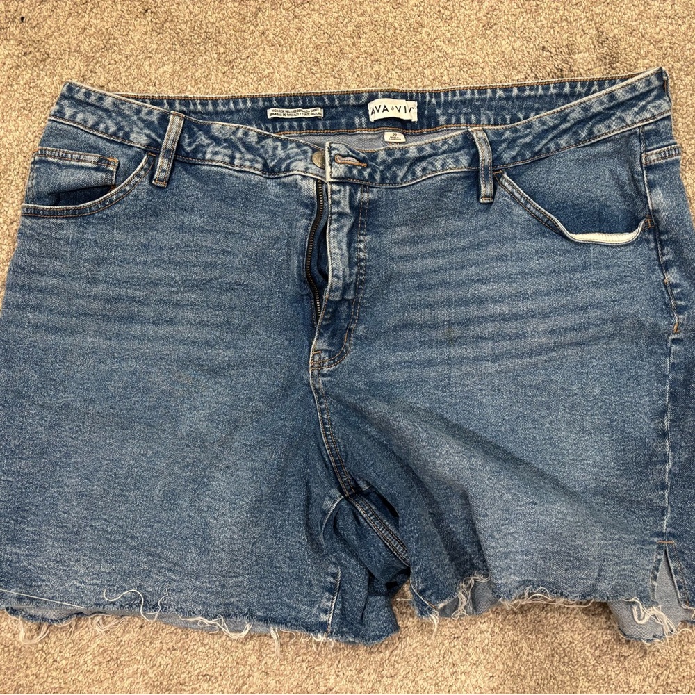 Ava & Viv Classic Blue Denim Shorts